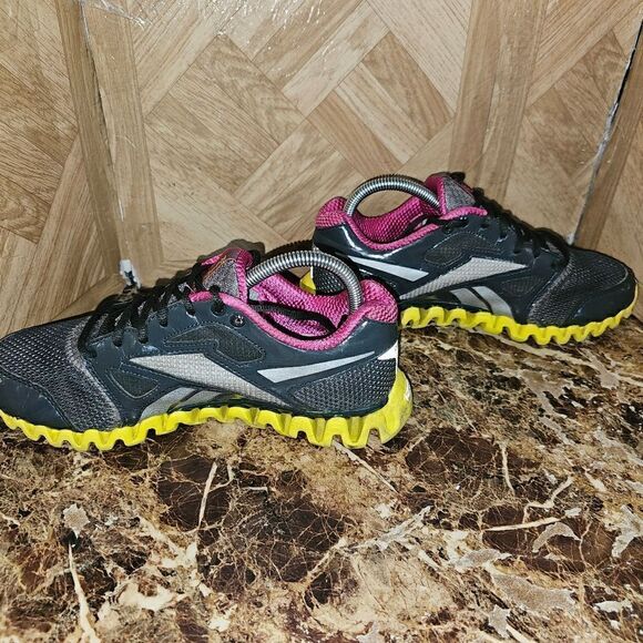 Reebok Women's Zignano Running Training Gray Shoes Size 8. 542 - Picture 2 of 10